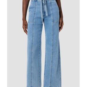 Hudson Tie Waist High Rise Jeans, Size 23 **ALTERED**